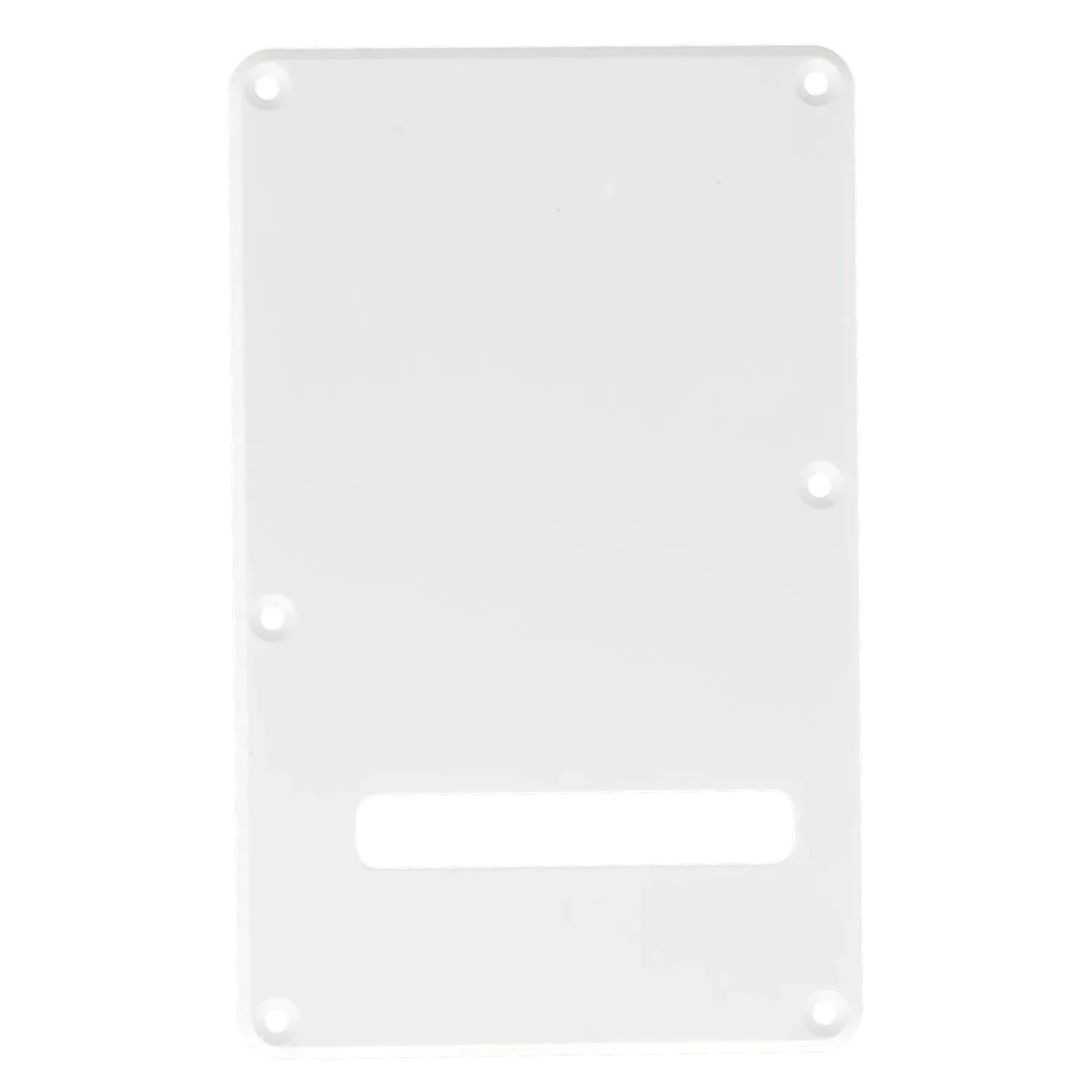 Aerodyne Stratocaster Backplate Single Ply - White - Reclaimed