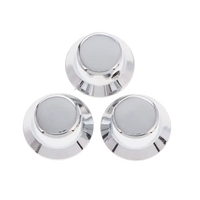 Aerodyne Stratocaster Knob (3-pack) - Chrome - Reclaimed