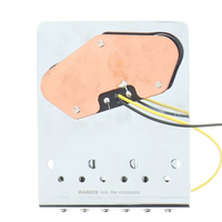 Aerodyne Telecaster Pure Vintage 64 Single Coil Bridge Pickup 7.4k - Black - Reclaimed