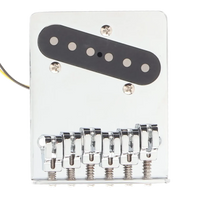Aerodyne Telecaster Pure Vintage 64 Single Coil Bridge Pickup 7.4k - Black - Reclaimed