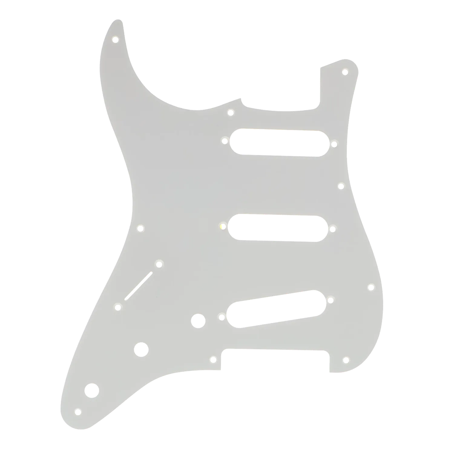 Fender '59 Stratocaster Left Handed Pickguard - Eggshell NOS - Reclaimed