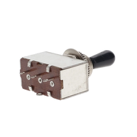 3 Way Toggle Selector Switch w/ Tip - Black - Reclaimed