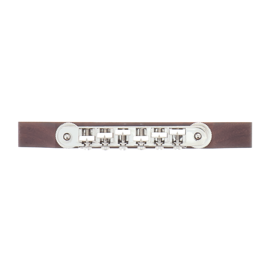 Gretsch AOM Bridge Assembly Rosewood - Nickel - Reclaimed