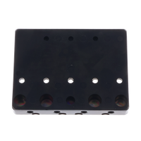 Jackson Hi Mass 4 String Bridge - Narrow - Black - Reclaimed