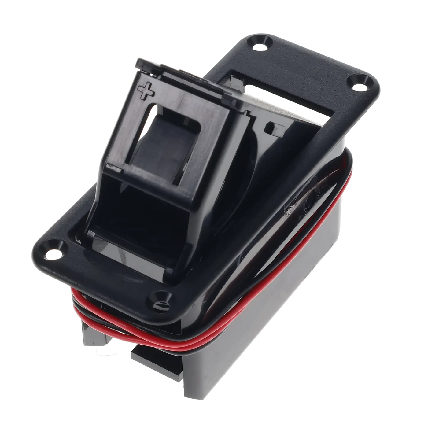 9V Battery Box for Active Electronics - No screws - Reclaimed