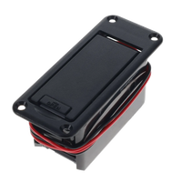 9V Battery Box for Active Electronics - No screws - Reclaimed