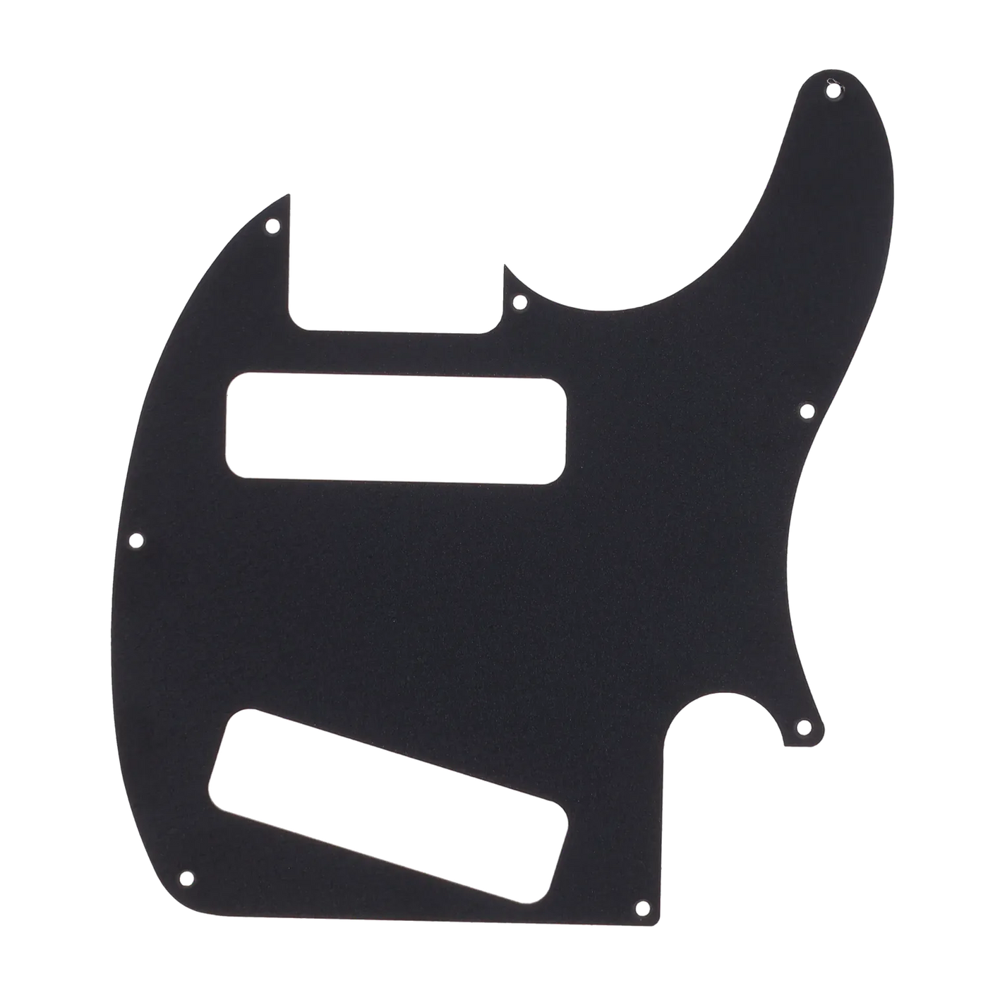 ASAT Special Pickguard & Control Plate Set - Black Powder-coated Aluminum