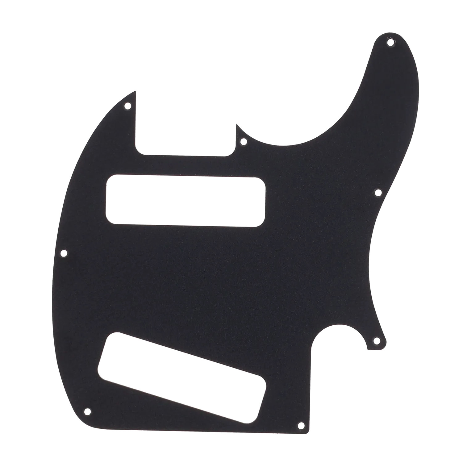 ASAT Special Pickguard & Control Plate Set - Black Powder-coated Aluminum