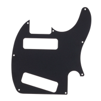 ASAT Special Pickguard & Control Plate Set - Black Powder-coated Aluminum