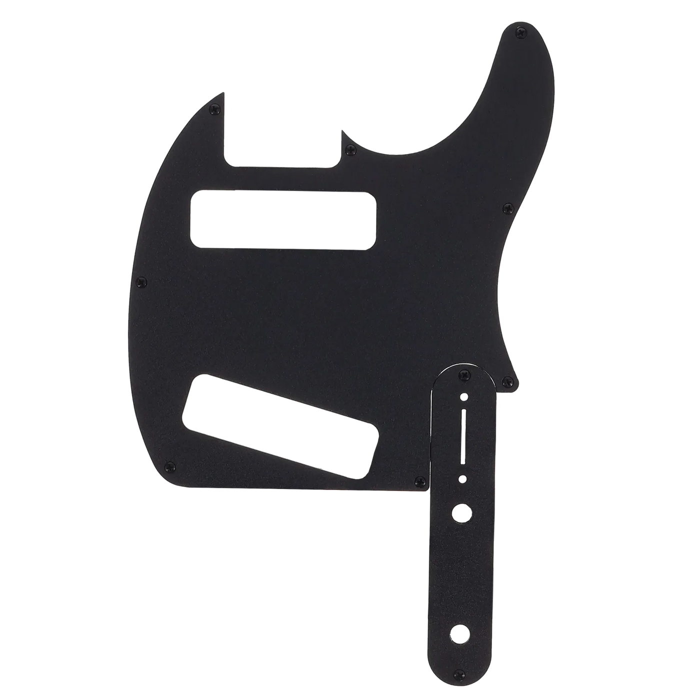 ASAT Special Pickguard & Control Plate Set - Black Powder-coated Aluminum