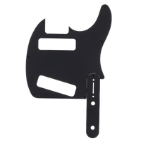 ASAT Special Pickguard & Control Plate Set - Black Powder-coated Aluminum
