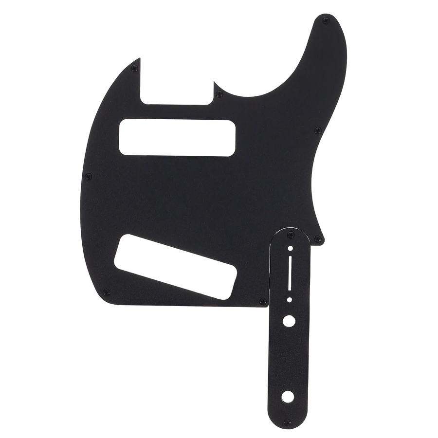 ASAT Special Pickguard & Control Plate Set - Black Powder-coated Aluminum