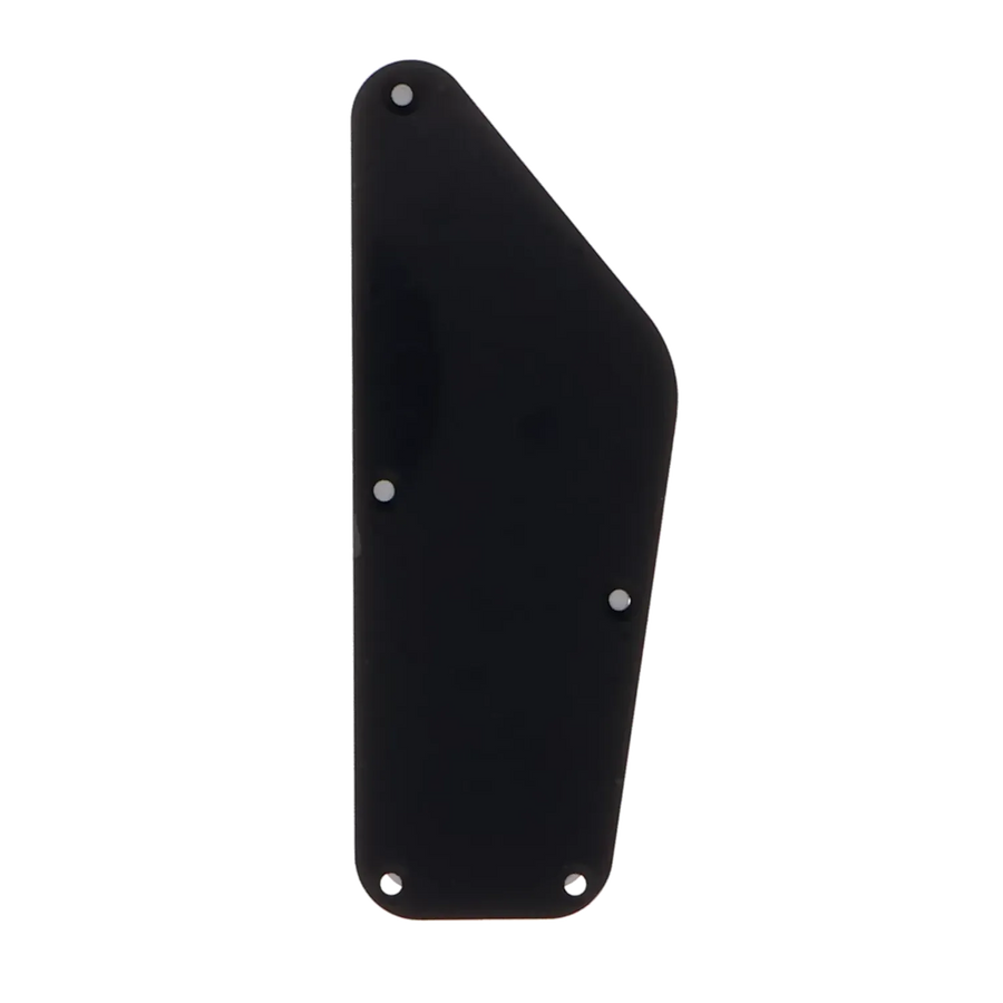 Aerodyne P Bass Control Cover Single Ply - Black - Reclaimed