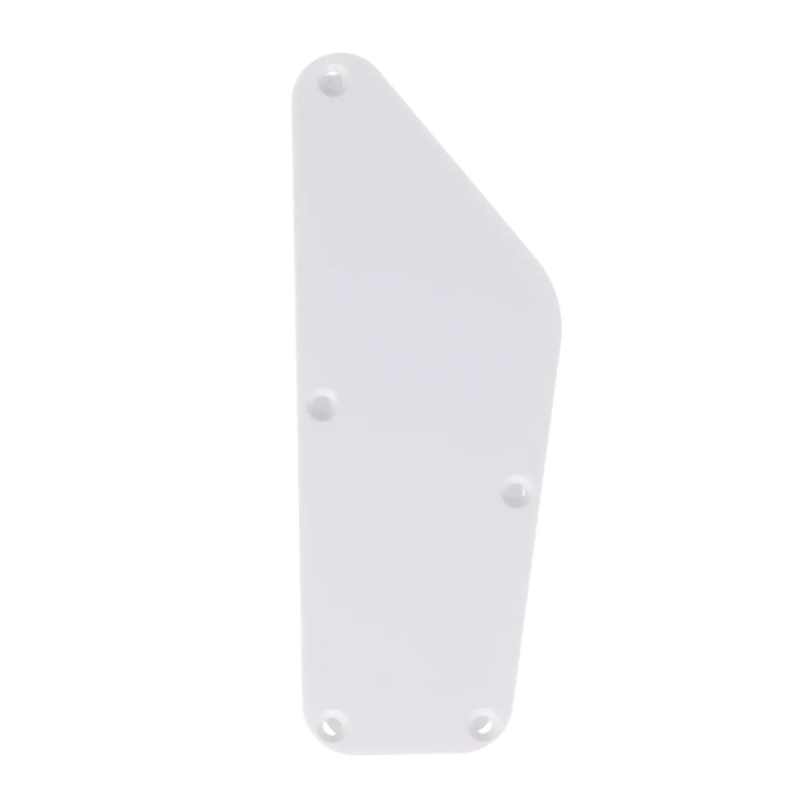 Aerodyne P Bass Control Cover Single Ply - White - Reclaimed