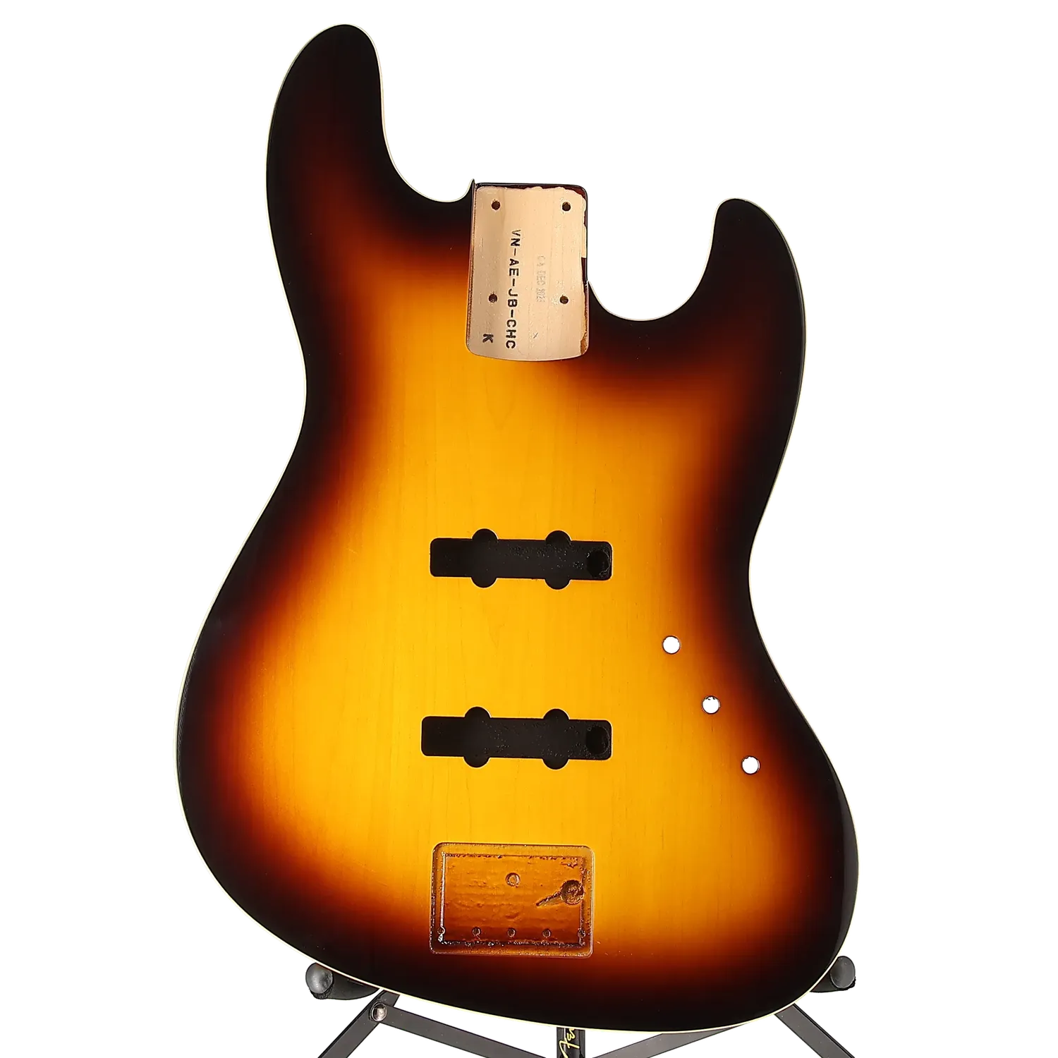 Aerodyne Special Jazz Bass Body - Chocolate Burst - Reclaimed