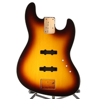 Aerodyne Special Jazz Bass Body - Chocolate Burst - Reclaimed