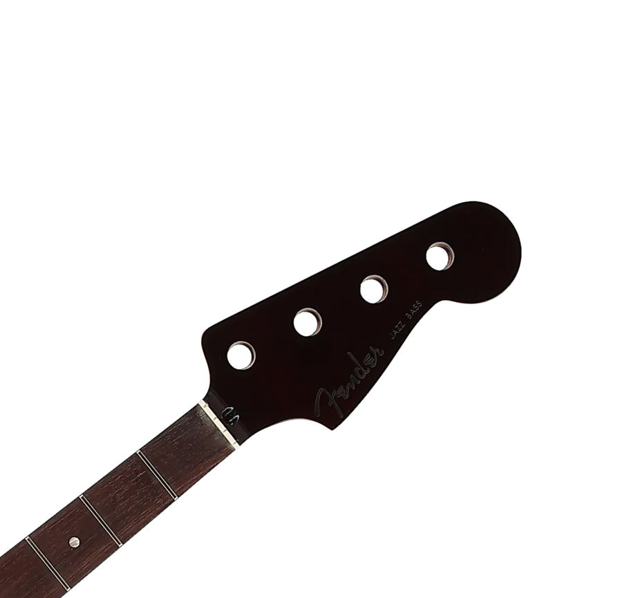 Aerodyne Special Painted Headstock Jazz Bass Neck - Rosewood Fingerboard - Chocolate Burst - Reclaimed