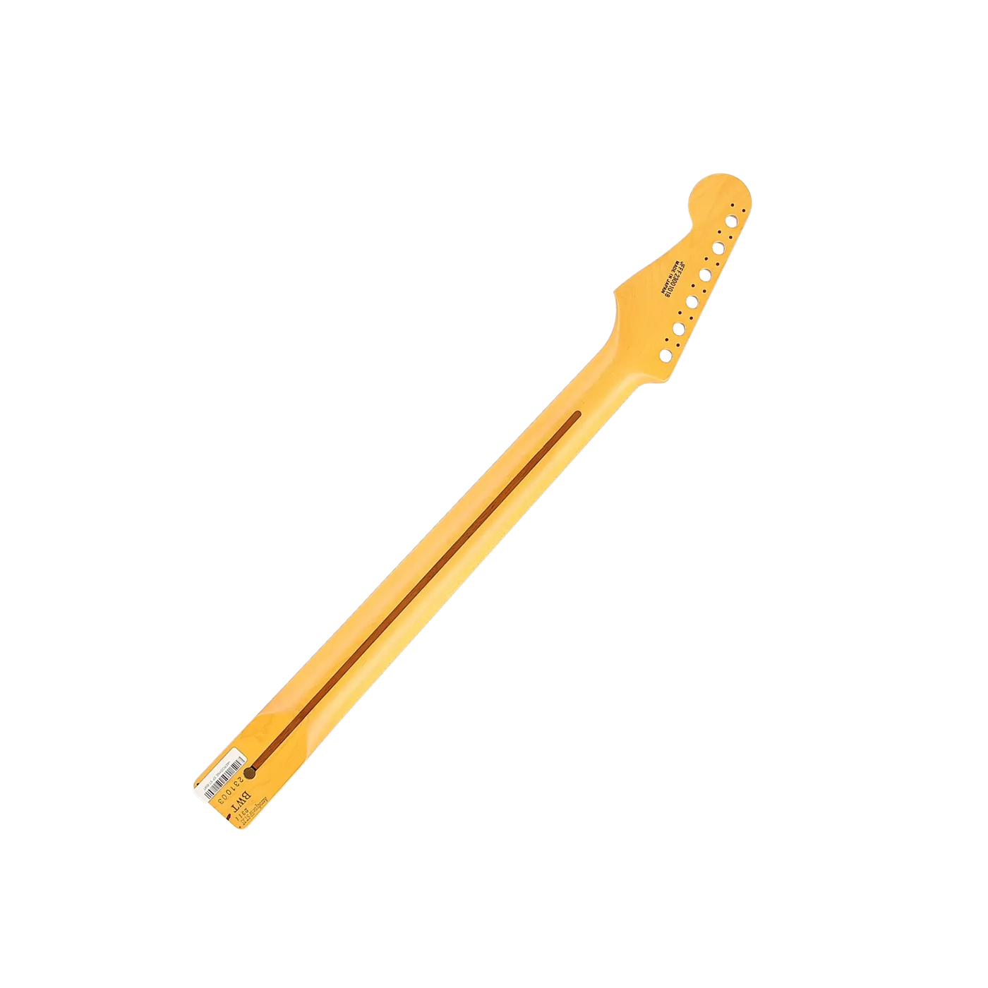 Aerodyne Special Painted Headstock Stratocaster Neck - Rosewood Fingerboard - Bright White - Reclaimed