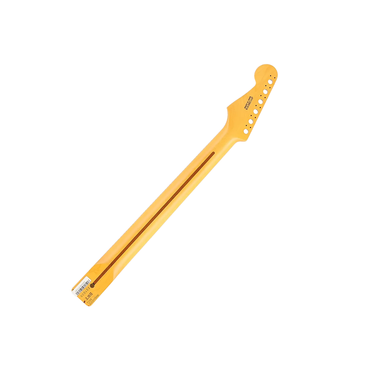 Aerodyne Special Painted Headstock Stratocaster Neck - Rosewood Fingerboard - Bright White - Reclaimed