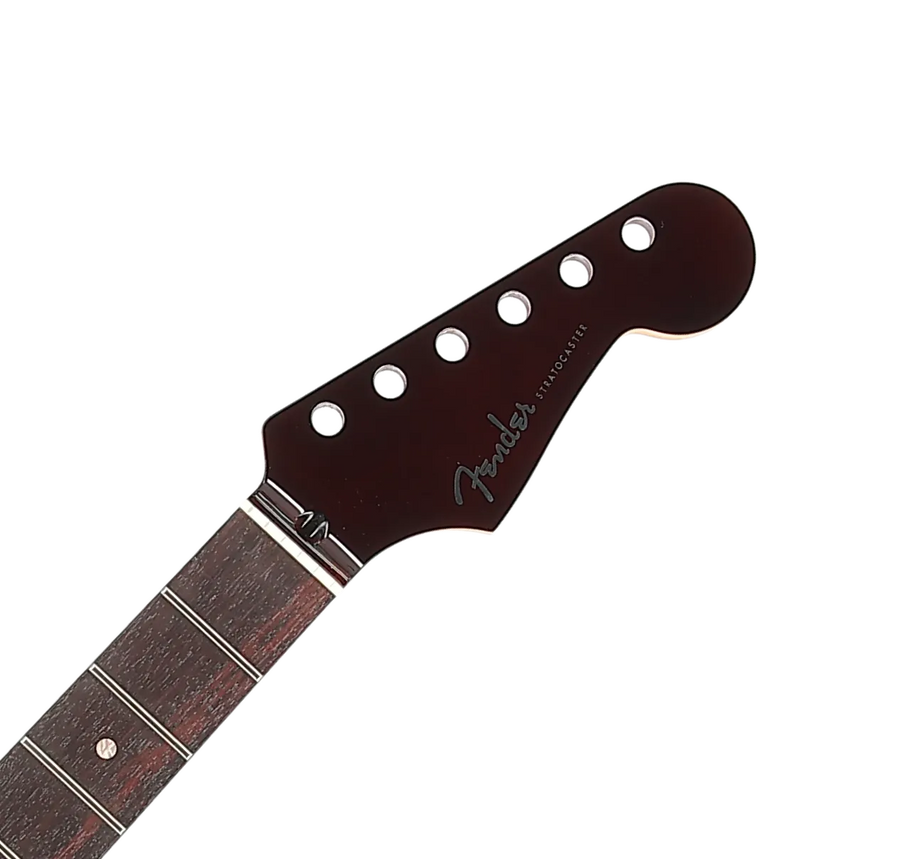 Aerodyne Special Painted Headstock Stratocaster Neck - Rosewood Fingerboard - Chocolate Burst - Reclaimed