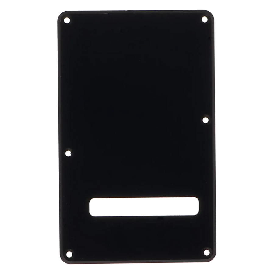 Aerodyne Stratocaster Backplate Single Ply - Black - Reclaimed