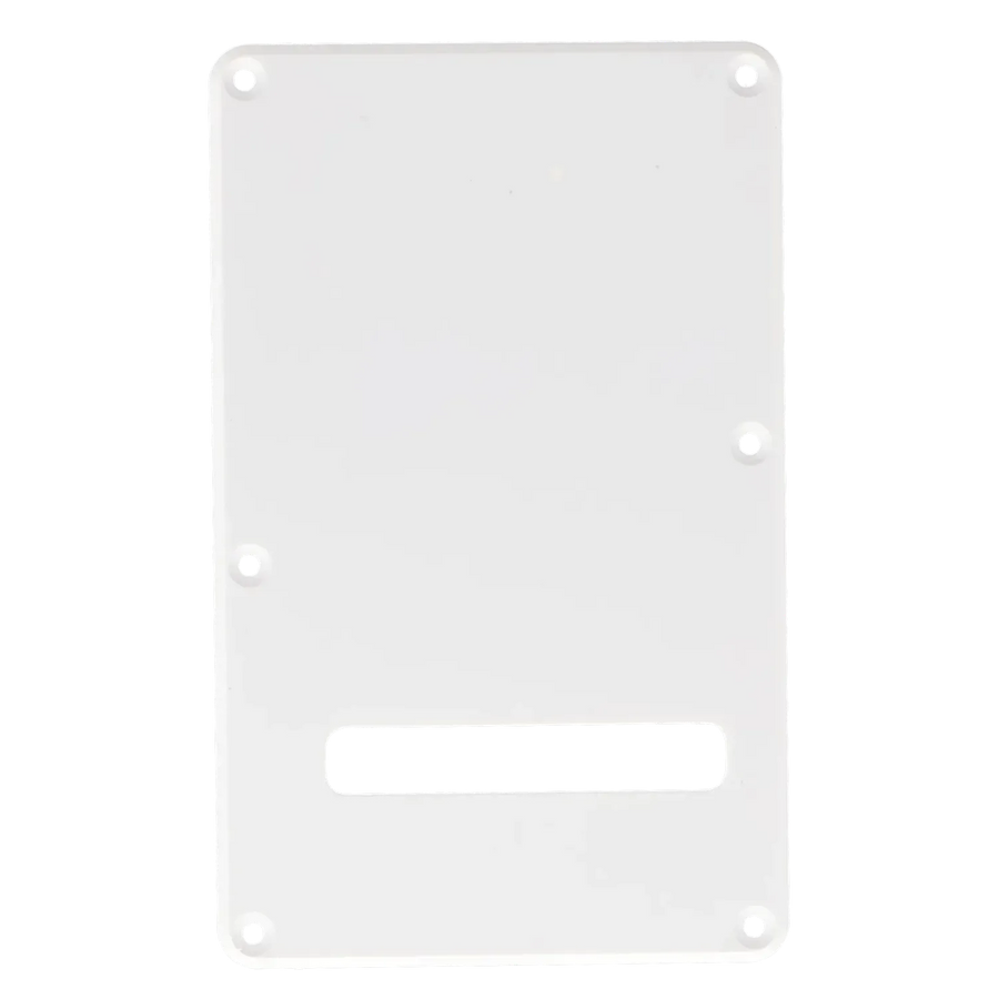 Aerodyne Stratocaster Backplate Single Ply - White - Reclaimed