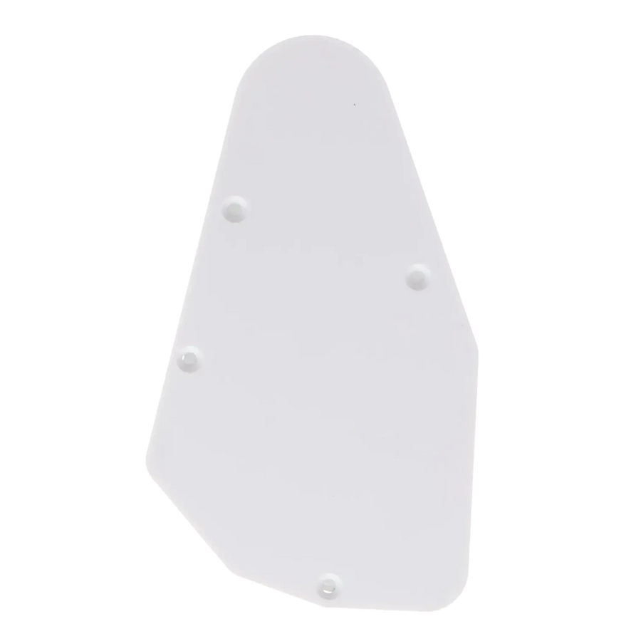 Aerodyne Stratocaster Control Cover Single Ply - White - Reclaimed
