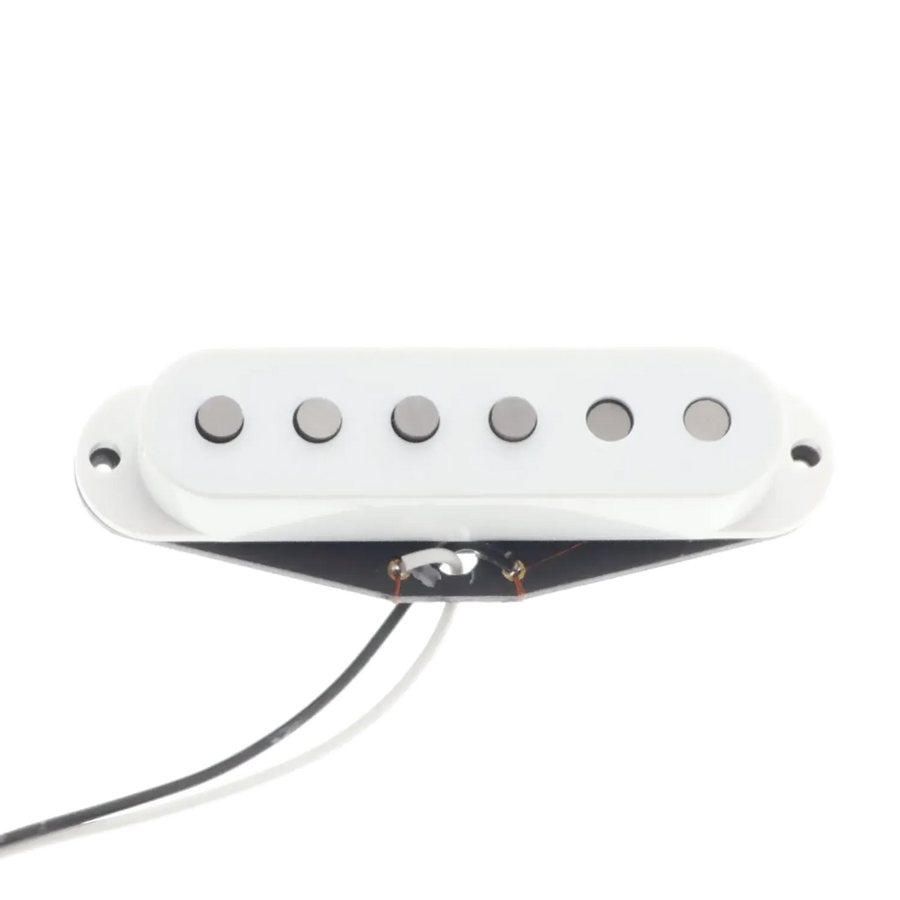 Aerodyne Stratocaster Fat 50's Single Coil Middle Pickup 6.2k - White - Reclaimed
