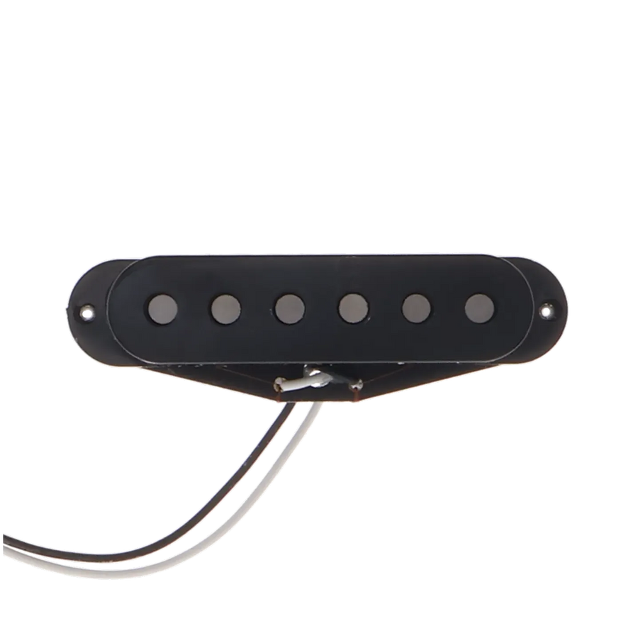 Aerodyne Stratocaster Fat 50's Single Coil Neck Pickup 6.3k - Black - Reclaimed