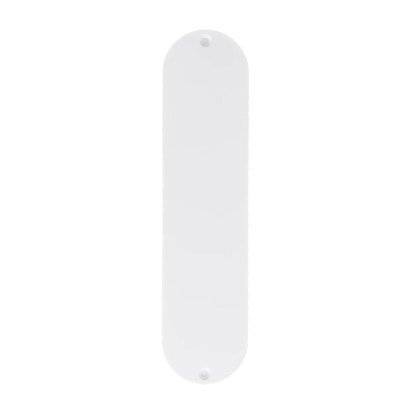 Aerodyne Telecaster Control Cover Single Ply - White - Reclaimed