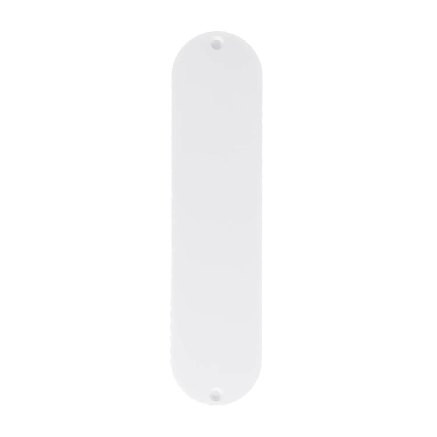 Aerodyne Telecaster Control Cover Single Ply - White - Reclaimed