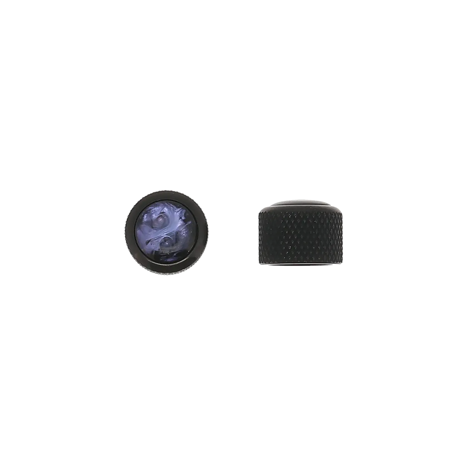 Black Knurled Knob - Purple Pearl - Reclaimed