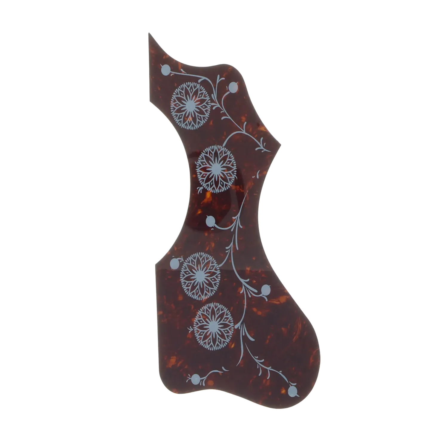 Epiphone J-200 EC Studio Acoustic Pick Guard - Tortoise Shell with Flowers - Blank Back - Reclaimed