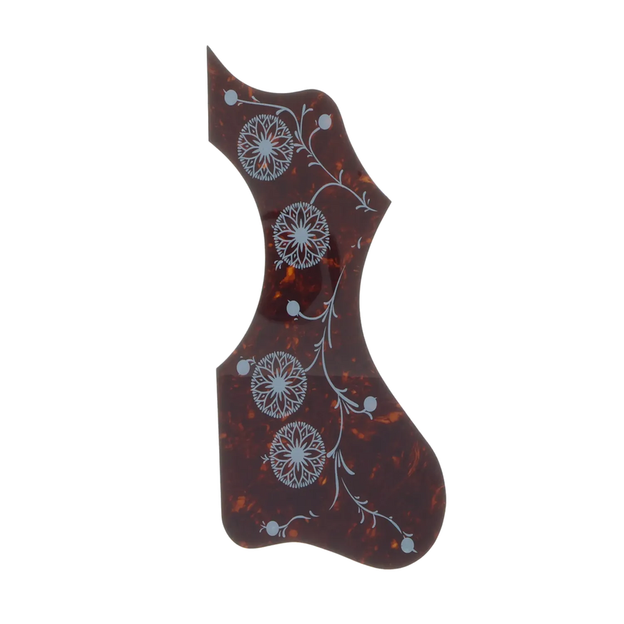 Epiphone J-200 EC Studio Acoustic Pick Guard - Tortoise Shell with Flowers - Blank Back - Reclaimed