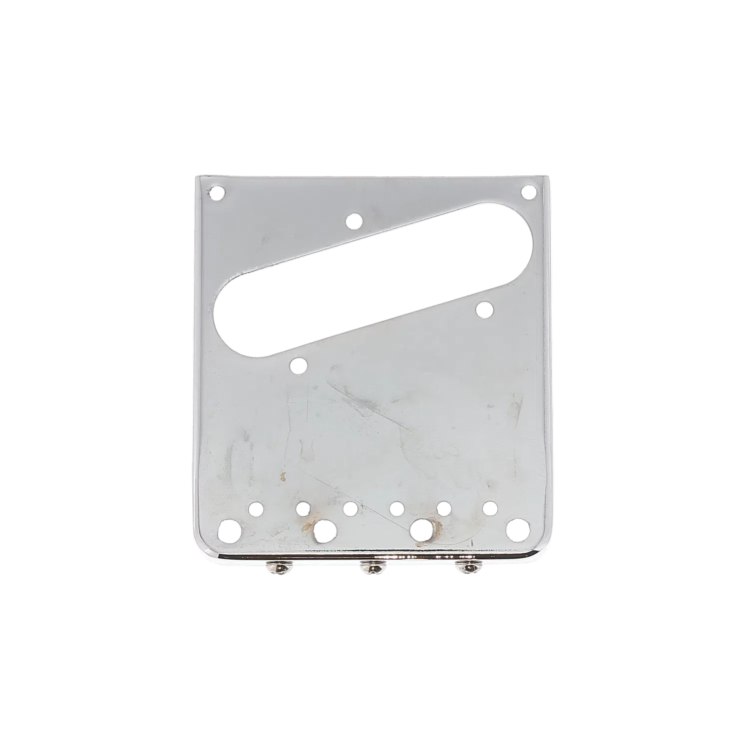Fender 3-Saddle American Pro Telecaster Bridge Assembly - Chrome - Reclaimed