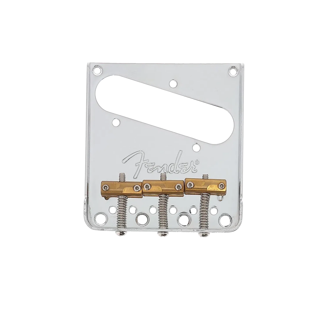 Fender 3-Saddle American Pro Telecaster Bridge Assembly - Chrome - Reclaimed