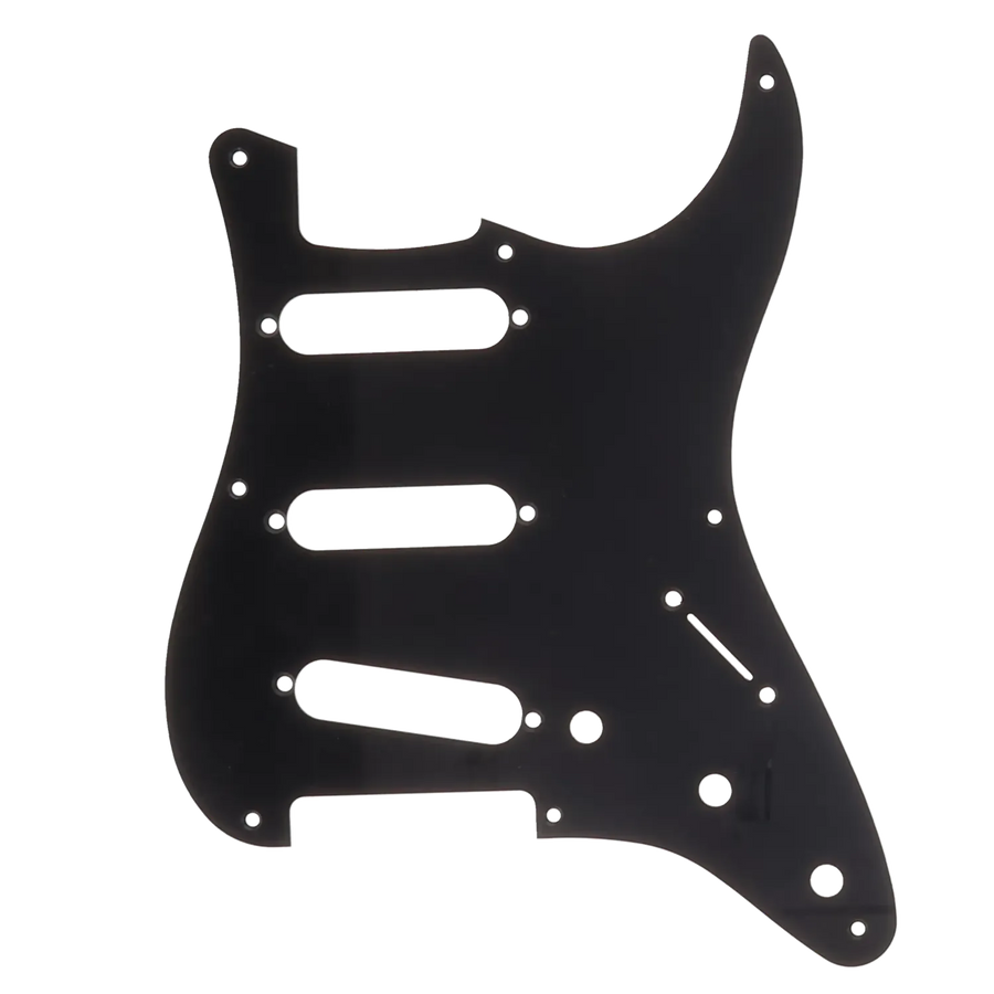 Fender '57 Strat Pickguard Road Worn Black - Reclaimed