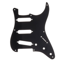 Fender 57 Strat Pickguard Roadworn Black - Reclaimed