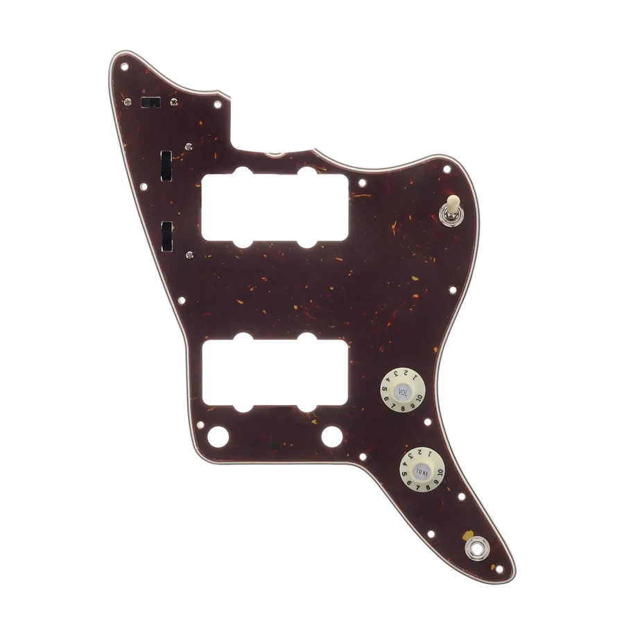 Fender '65 Jazzmaster Pickguard Assembly - Tortoise Shell - Reclaimed