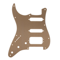 Fender American Deluxe '62 Strat HSS Pickguard - Left Handed - Gold Anodized - Reclaimed