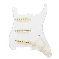 Fender American Pro II Stratocaster Loaded Pickguard - Aged White - Reclaimed