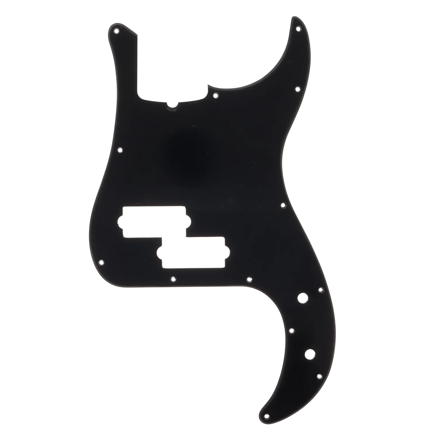 Fender American Pro P/J Bass Pickguard - Black - Reclaimed