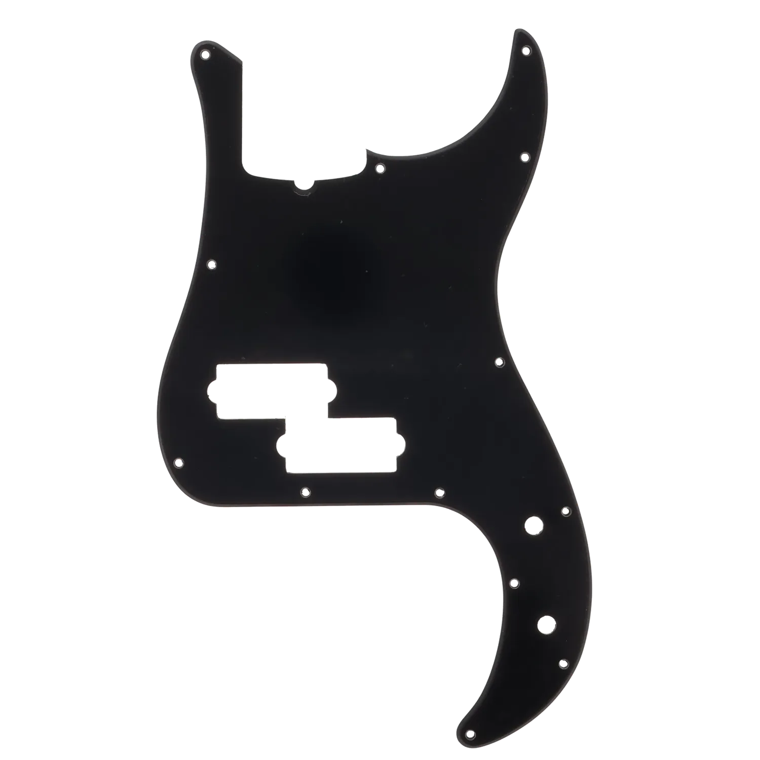 Fender American Pro P/J Bass Pickguard - Black - Reclaimed