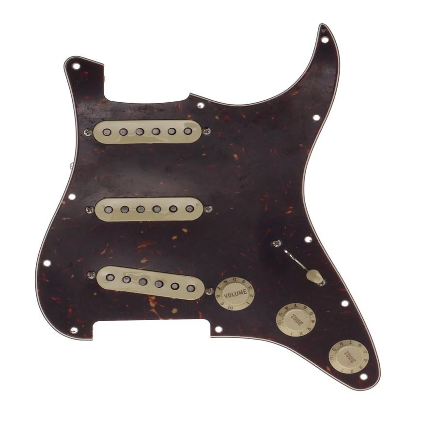 Fender American Pro Stratocaster Loaded Pickguard - Tortoise Shell - Reclaimed