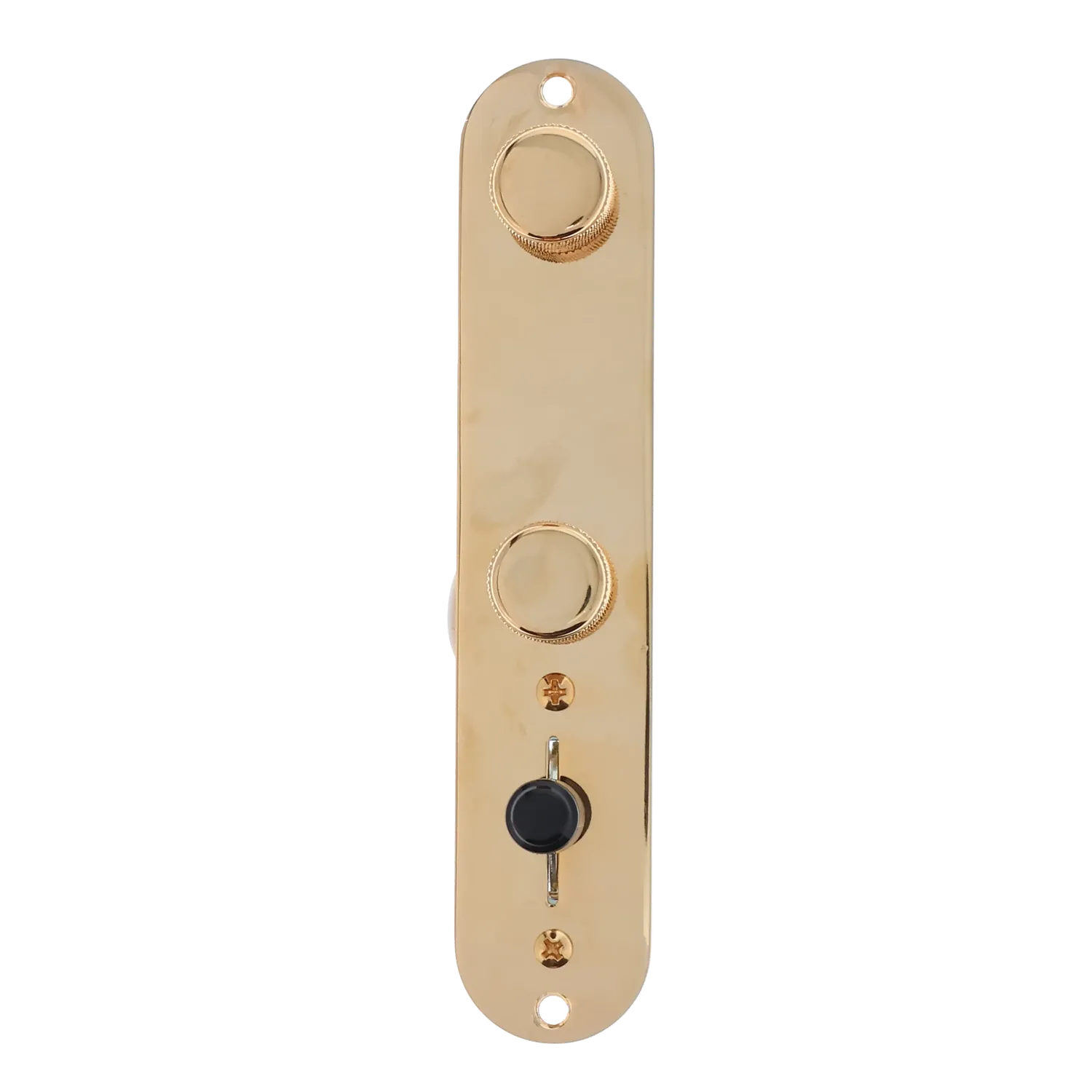 Fender American Pro Telecaster Control Assembly with Treble Bleed - Gold - Reclaimed