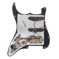 Fender American Showcase Stratocaster Loaded Pickguard HSS - Black - Reclaimed