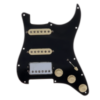Fender American Showcase Stratocaster Loaded Pickguard HSS - Black - Reclaimed