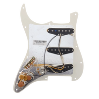 Fender American Special Strat Loaded Pickguard - Parchment - Reclaimed