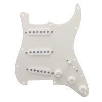 Fender American Special Strat Loaded Pickguard - Parchment - Reclaimed