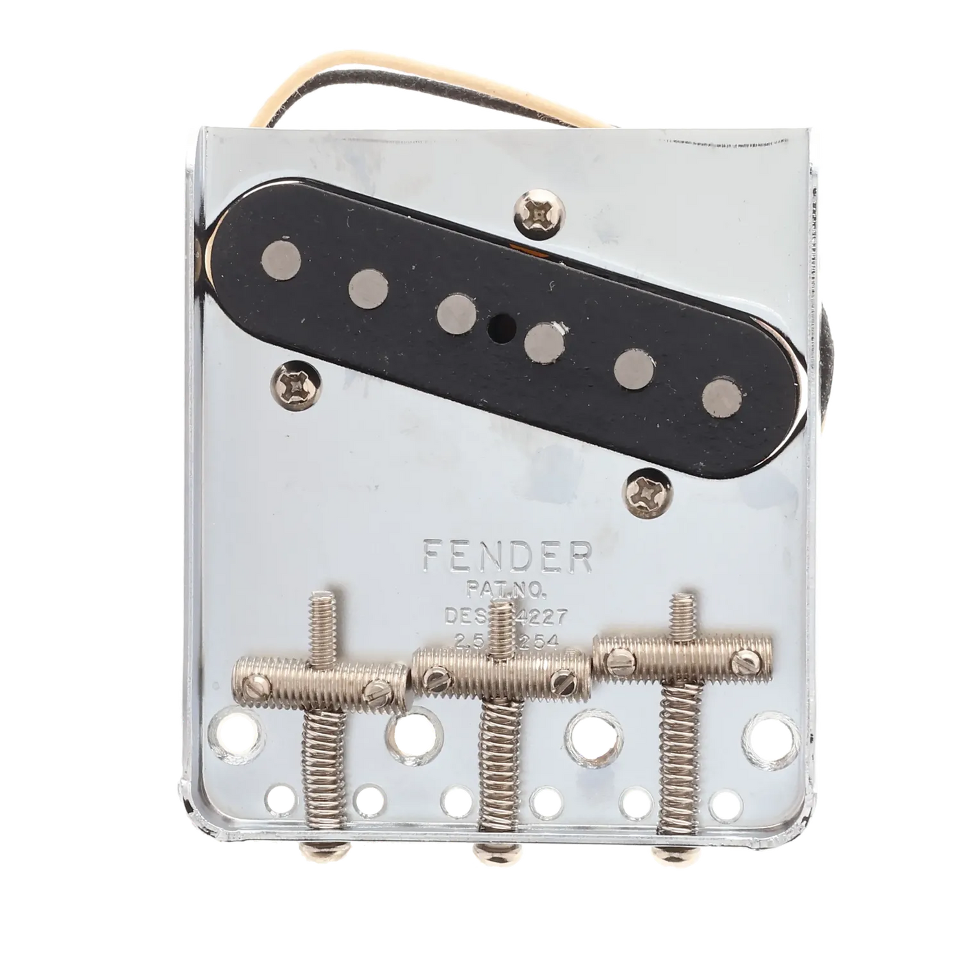 Fender Bridge Assembly - Wildwood '64 Tele Bridge Pickup - Reclaimed